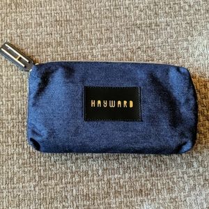 Hayward Denim Cosmetic/Toiletry Zippered Bag
